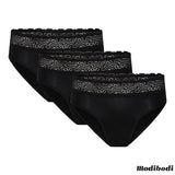 Hi-Waist Bikini Brief Period and Leak Proof Underwear 3 Pack with Varying Absorbencies