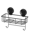 Showerdrape Black Suctionloc Sponge Wall Mounted Basket