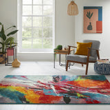 Concept Looms Art Spark multicolour area rug in medium and large sizes - British product