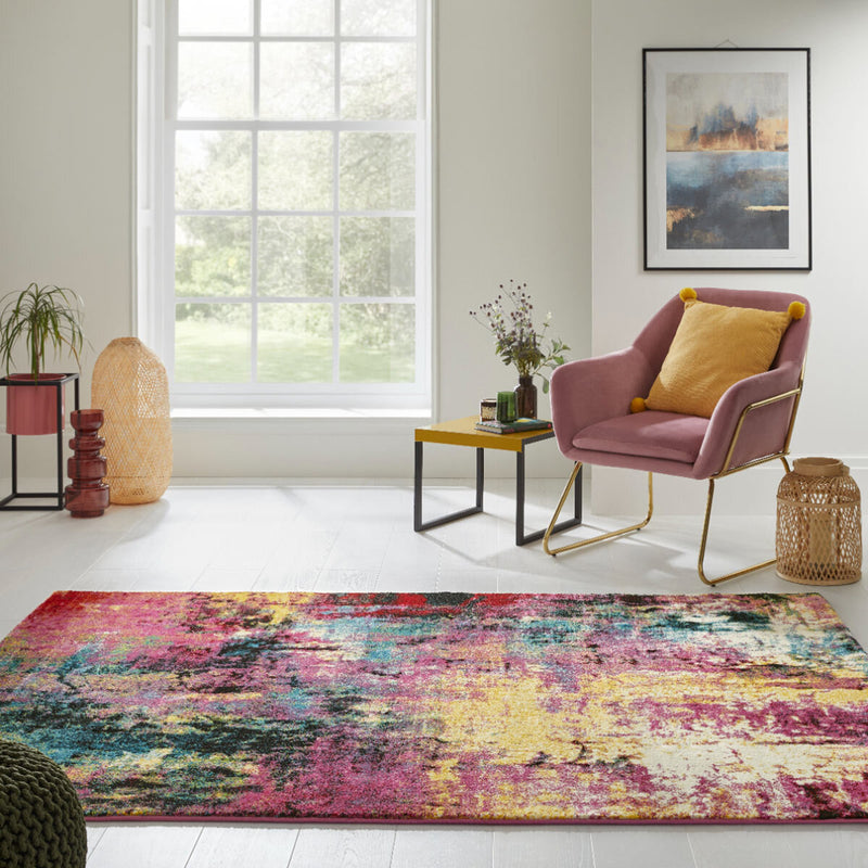 Concept Looms Art Garden Multicolour Rug - British product