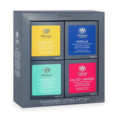 Whittard of Chelsea Flavoured Ground Coffee Gift Set 4 x 120g