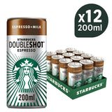 Starbucks Doubleshot Espresso Ready to Drink Coffee 12 x 200ml