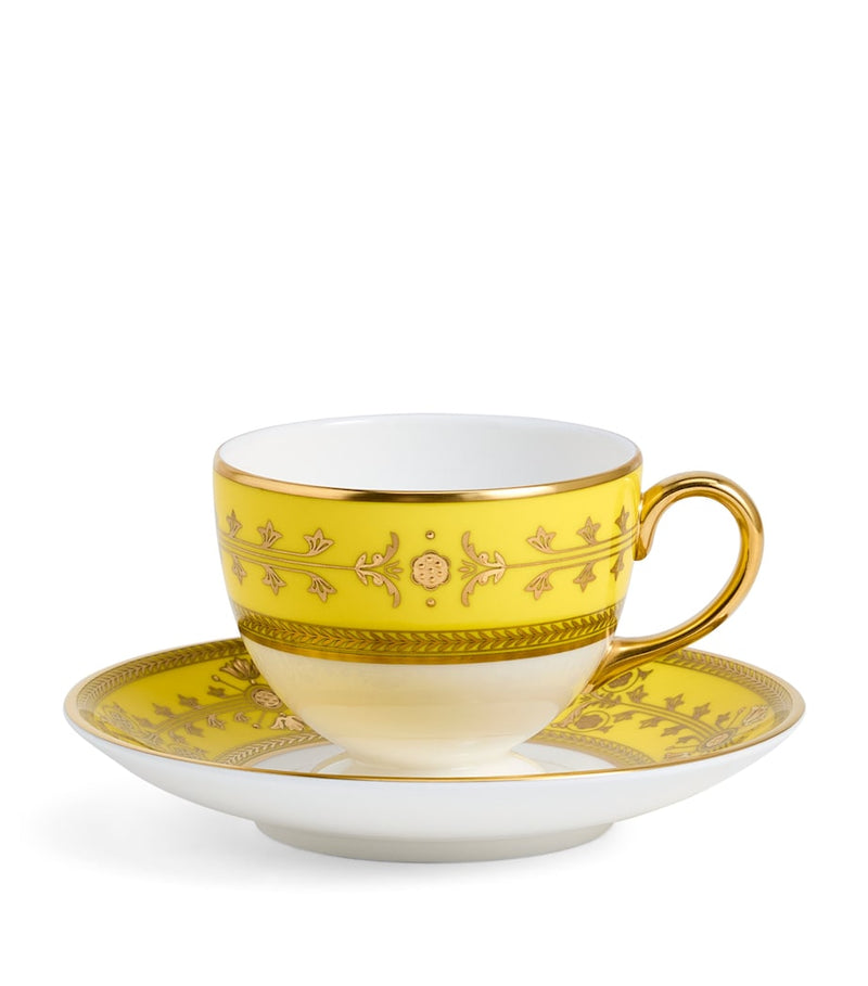 Wedgwood Bone China Bacchus teacup and saucer (British brand)