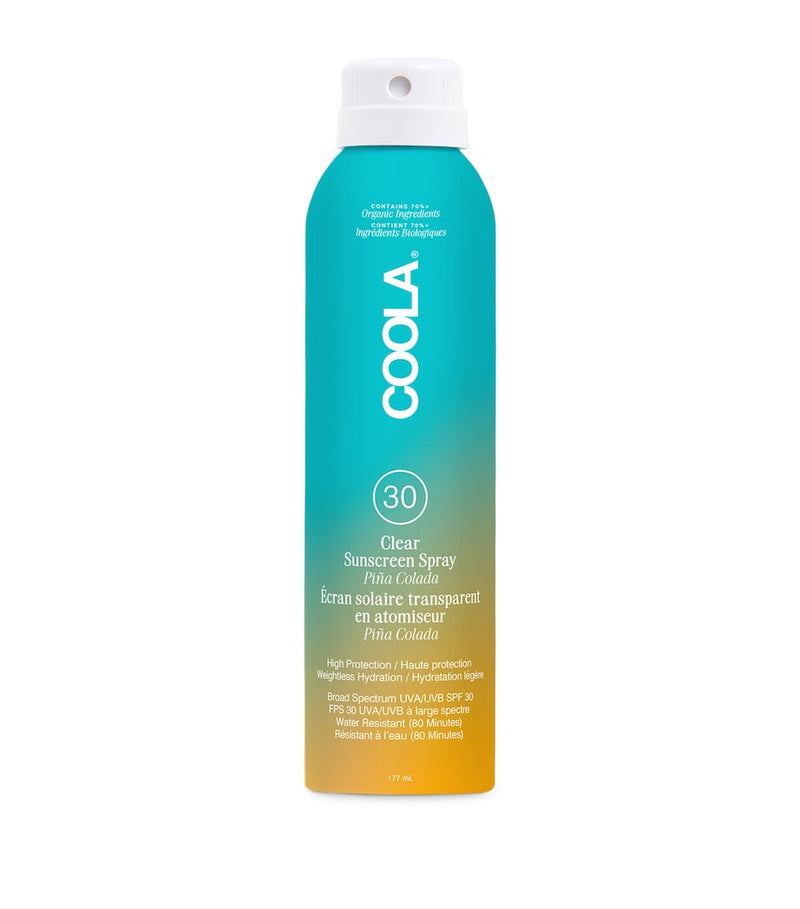 COOLA Clear Sunscreen Spray SPF 30 (177ml) - Piña Colada