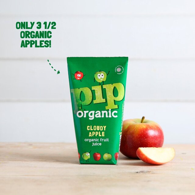 Pip Organic Cloudy Apple Juice Cartons 4 x 180ml - McGrocer