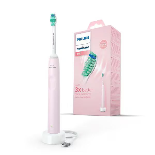 Philips Sonicare Series 2100 Sugar Rose Electric Toothbrush, imported from the UK