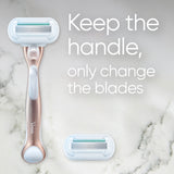 Gillette Venus Deluxe Smooth Sensitive Razor 8 Blades, UK version