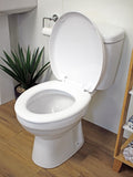 Showerdrape White Toledo toilet seat (British brand)