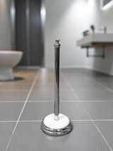 Showerdrape White Opera Freestanding Toilet Roll Holder 44cm