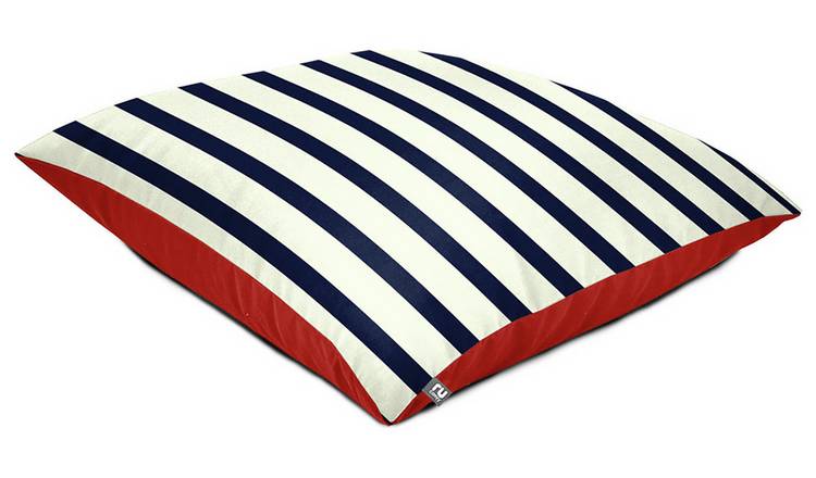 rucomfy bean bag floor cushion navy 70x70x10cm, imported from the UK