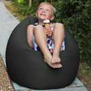 rucomfy Kids Indoor Outdoor Bean Bag - Dark Grey
