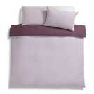 Habitat polycotton purple reversible bedding set double, UK version