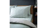 Habitat sage green polycotton pillowcases L50 x W75cm, UK version