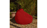 rucomfy Red Indoor Outdoor Bean Bag 110x80x80cm