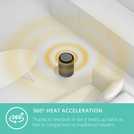 Duux ThreeSixty smart ceramic fan heater in white - British product