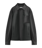 LOEWE Leather Anagram Overshirt, UK version