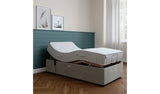 Mibed Essentials Single Adjustable Bed and Mattress Dark Grey Adjustable Bed Set