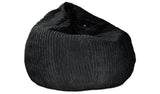 rucomfy jumbo bean bag chair black, imported from the UK
