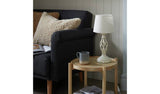 Argos Home Twist cream table lamp 42cm - British product