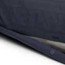 Habitat navy seersucker duvet cover set for double beds, UK version