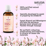 Weleda Maternity Natural Perineum Vegan Massage Oil 50ml GOODS M&S