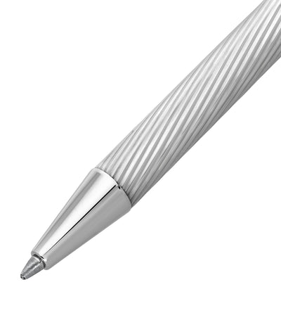 Palladium Finished Slim Ballpoint Pen with Classic Design