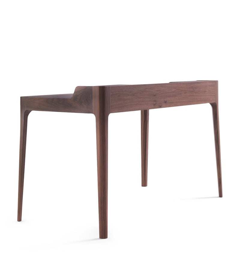 Porada Walnut Saffo Writing Desk, imported from the UK