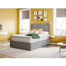 Sealy Abbot Pillowtop Double Divan Bed Grey (British brand)