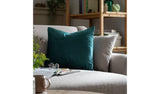 Habitat Velvet Plain Cushion Cover 2 Pack Teal 43x43cm