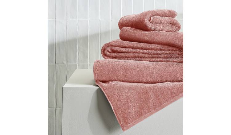 Habitat Hygro Anti Microbial 4 Piece Towel Bale - Blush