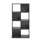 Argos Home Squares 8 Cube Storage Unit Dark Grey - British product
