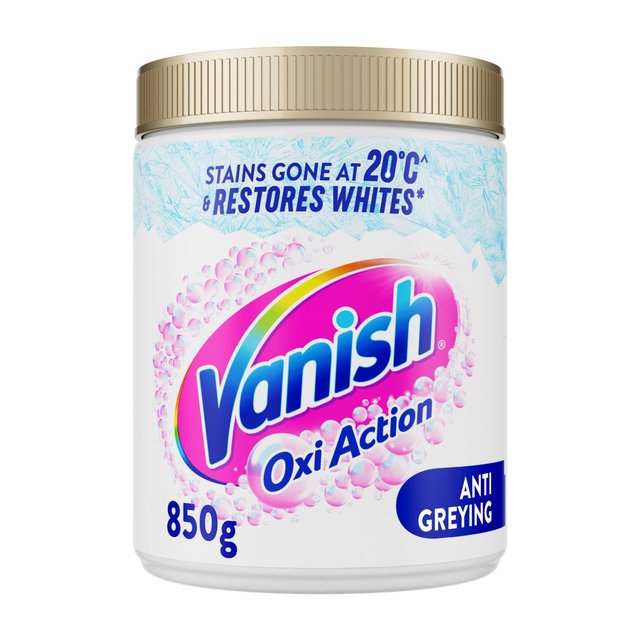 Vanish Oxi Action Fabric Stain Remover Powder Whites 850g GOODS M&S