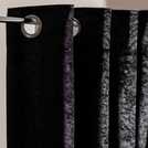 Argos black velvet curtains 168x183cm - British product