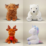 Fuzzums Microwavable Snuggable Animal Hotties 4 Varieties Plush Toy