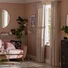 Argos Home Eyelet Curtains - Champagne - 168x229cm