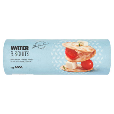 ASDA Own Brand Water Biscuits 200g Packet - British product