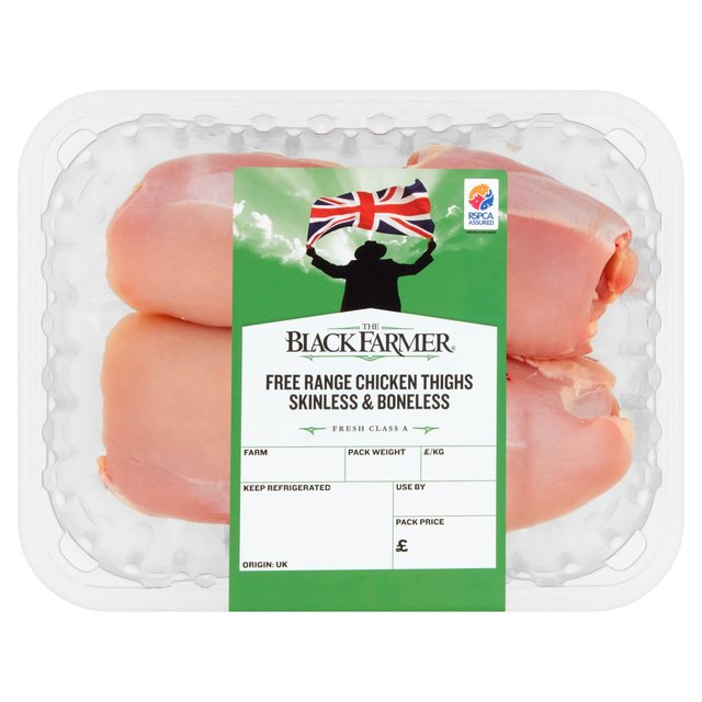 The Black Farmer Free Range Thigh Fillets Skinless & Boneless Typically: 360g GOODS M&S