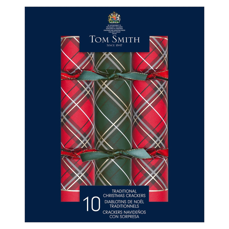 Tom Smith Christmas crackers 10 pack assortment 12.5 inch (British brand)
