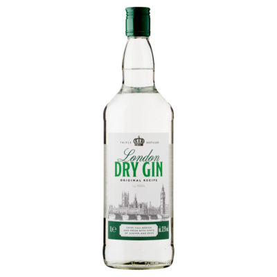 ASDA London Dry Gin 1 Litre - British product