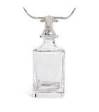 Deakin & Francis crystal longhorn bull decanter 650ml - British product