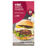 ASDA Beef Quarter Pounder Burgers with Onion 454g