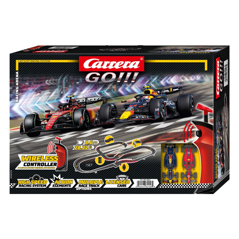 Carrera Go!!! Slot Car Track F1 Racing Arena Perez - British product