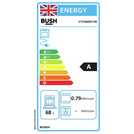 Bush white dual fuel cooker 60cm wide - British product