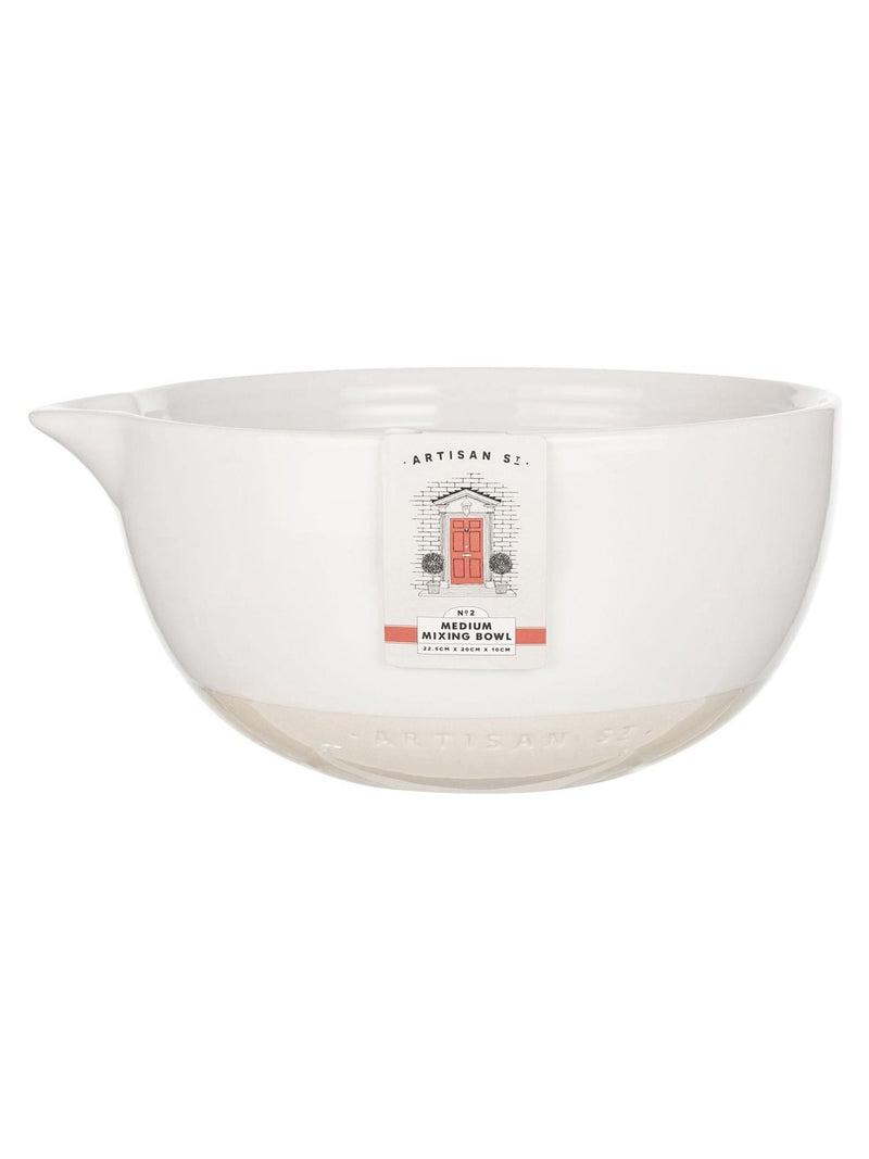 Artisan Street white 20cm mixing bowl - British product