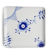 Royal Copenhagen Blue Fluted Mega Square Porcelain Plate (20cm)