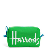 Harrods Cotton Logo Cosmetics Bag