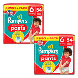 Pampers Baby Dry Pants Size 6 Nappies 2 x 54 Pack