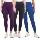 Danskin active leggings in Black, Blue, Plum - British product