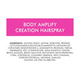 Toni & Guy Body Amplify Creation Hairspray 250ml