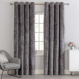Argos Home Charcoal Eyelet Curtains 229x229cm - British product